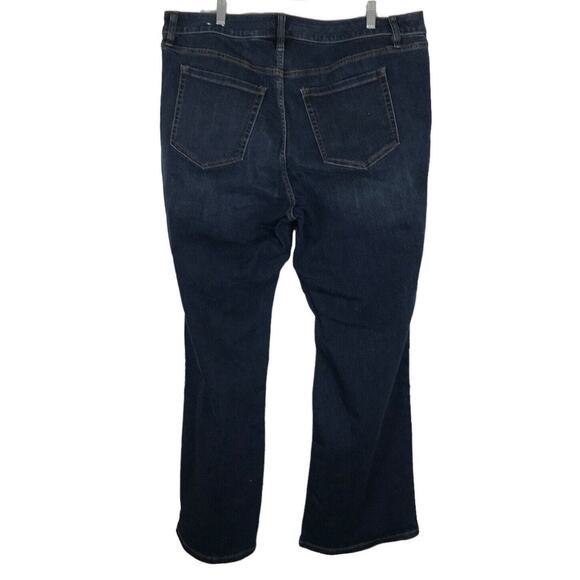 Lane Bryant Jeans Flex Magic Waistband Signature Fit Mid Rise Boot Dark Size 20 - Picture 3 of 9